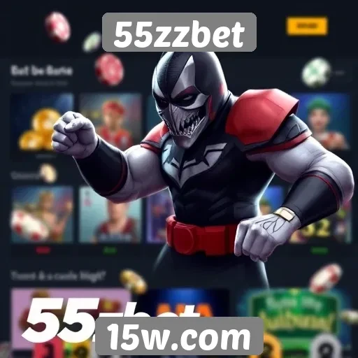 Diversidade de jogos disponíveis no 55zzbet